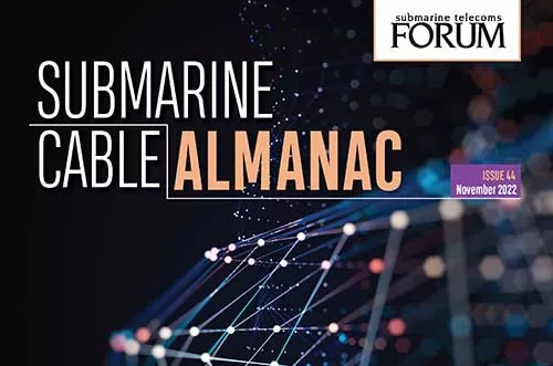 The 44th issue of the Submarine Cable Almanac is now available and contains details on every major submarine cable system in the world.