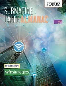 The 45th issue of the Submarine Cable Almanac is now available and contains details on every major submarine cable system in the world.