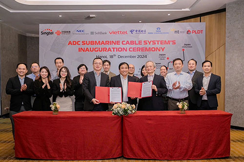 NEC completes the Asia Direct Cable, a 10,000km submarine system connecting China, Japan, the Philippines, Singapore, Thailand, and Vietnam.