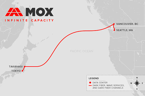 MOX Networks acquires spectrum on the Topaz subsea cable, enhancing connectivity between Canada and Japan.