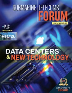 SubTel Forum Issue 145 covers subsea cables, data centers, AI infrastructure, and global connectivity, plus an interview with PTC’s CEO.