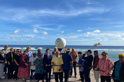 NEC has completed the 2,250 km EMCS submarine cable system linking Micronesia, Kiribati and Nauru in the Pacific.