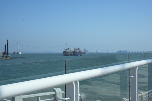 Coastal vessels offshore, illustrating the Perth-area maritime setting of Subco cable fault investigations.