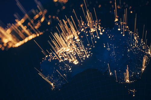 Digital connections across Oceania, illustrating Firmus's APX East capacity agreement