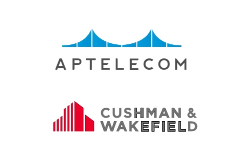 APTelecom and Cushman & Wakefield company logos